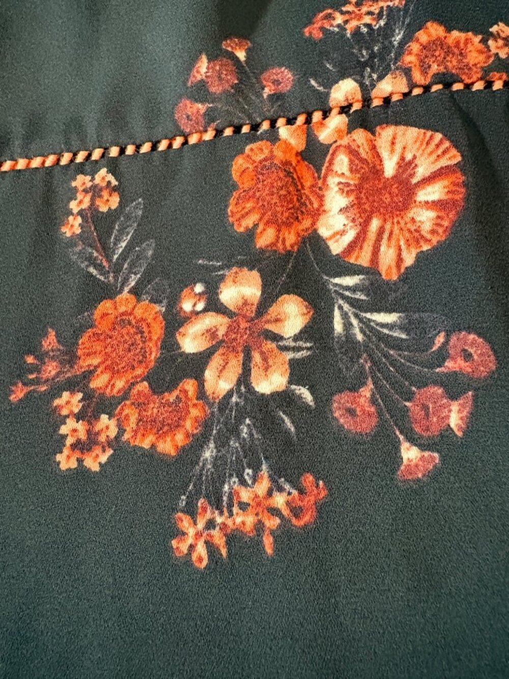 Collective Concepts Floral Boho Tank Top XL - Picture 4 of 5